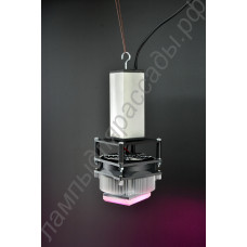Полноспектровый 50Вт фитосветодиод на радиаторе с активным охлаждением LED grow light "Мегрец"
